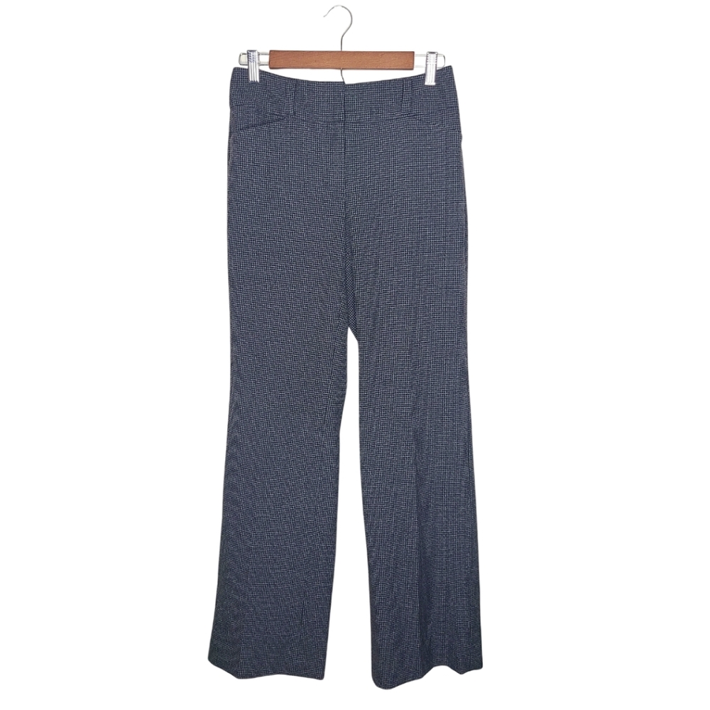 White House Black Market Straight Leg Plaid Trousers